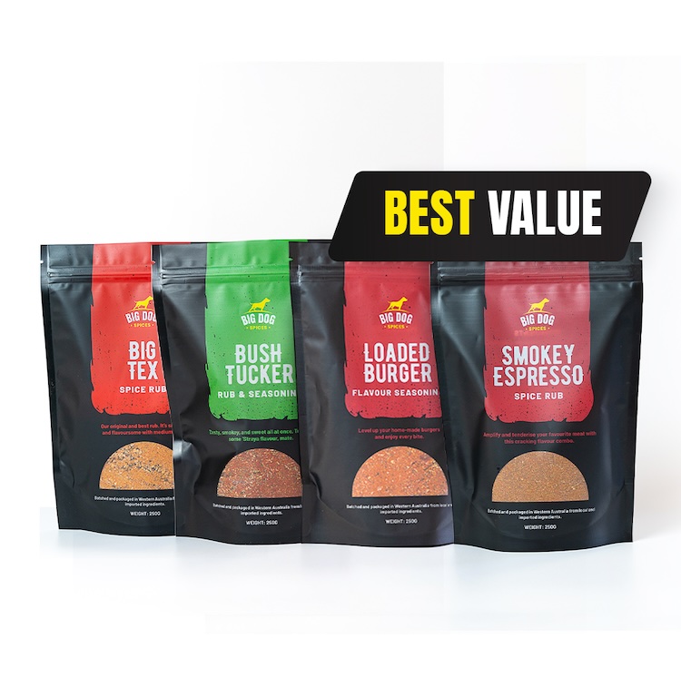 The Big Dog Spices BBQ Rub Variety Pack